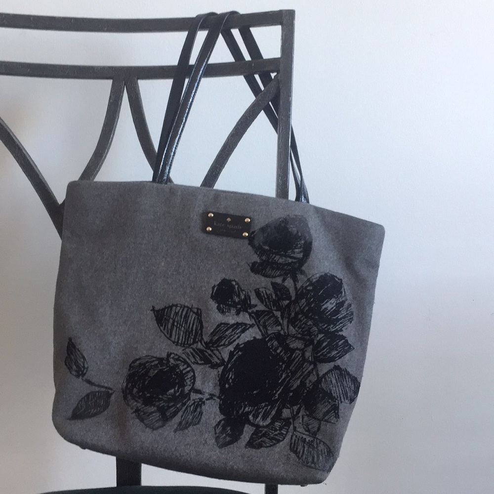 Kate Spade Wool Gray Purse